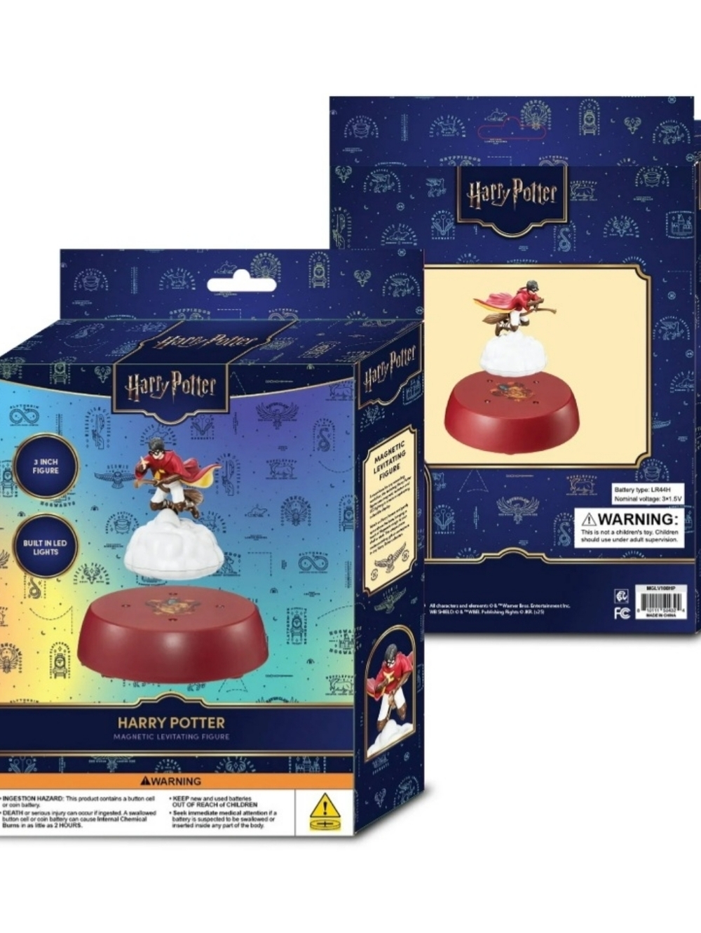 Harry Potter Levitating Figurine Collectible Led Colors Sounds Floating
